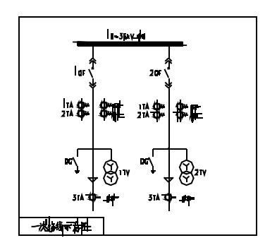 SGE2000A微机备自投单母线方式二